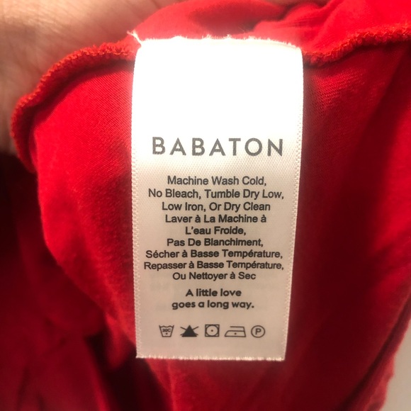 Aritzia Babaton red tie front tank top - Picture 4 of 5